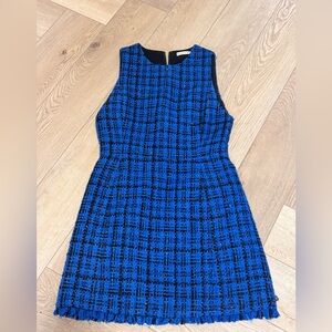 Alice + Olivia Metallic Tweed Minidress